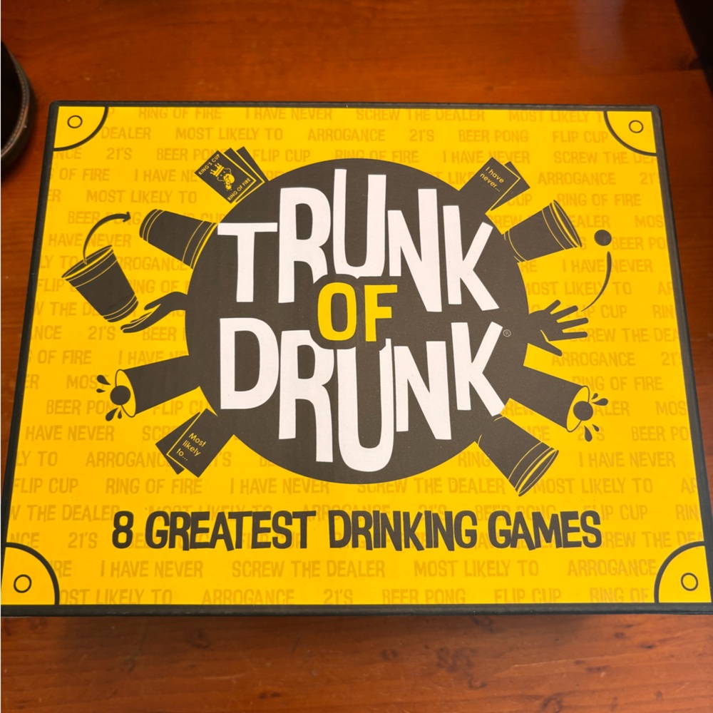 Yellow Party Drinking Games Set